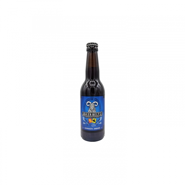 BIERE BASQUE AKERBELTZ AMBREE 33cl